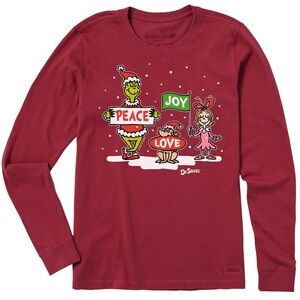 Life Is Good Grinch Long Sleeve T-Shirt